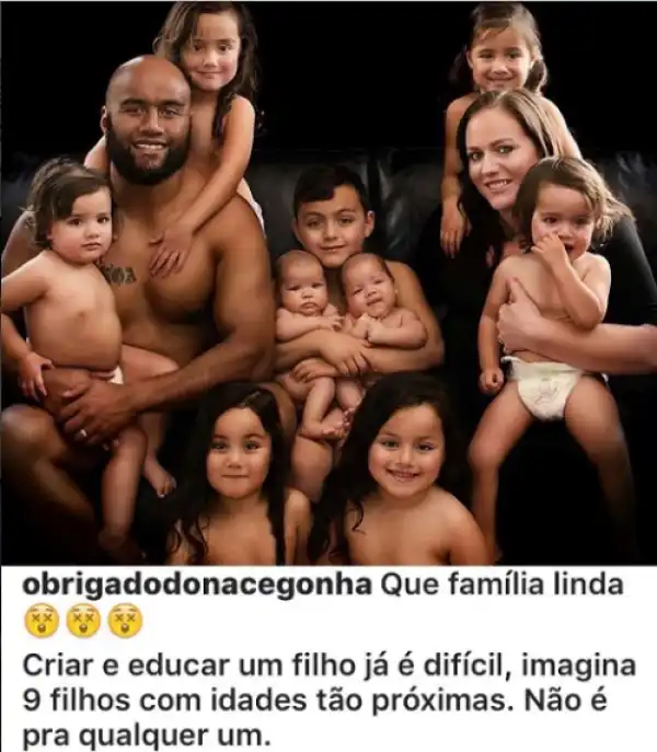 Beautiful Photo Of A Family Of 9 With 4 Sets Of Identical Twins